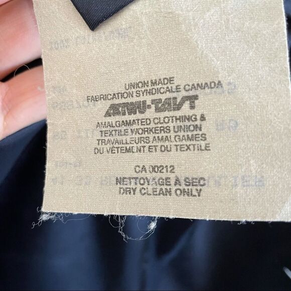 J.P. Tilford Samuelsohn Navy Striped Print Mens Blazer - Picture 11 of 12